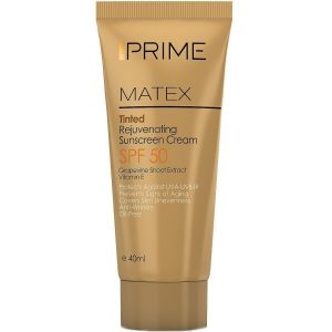 کرم ضد آفتاب جوان کننده پریم مدل Matex Tinted SPF50 