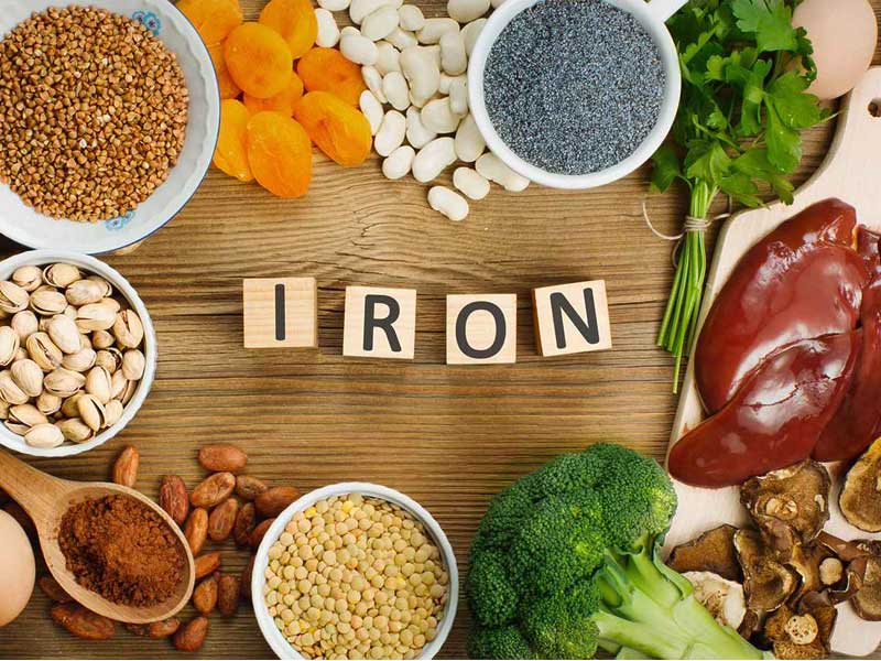 موارد خوراکی دارای آهن 