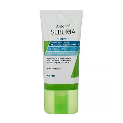 کرم ژل مرطوب کننده و بازسازی کننده پوست چرب و آسیب دیده arden sebuma