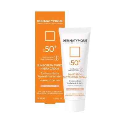 کرم ضدآفتاب رنگی  SPF50 مناسب پوست خشک و نرمال درماتیپیک