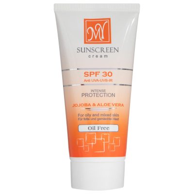 کرم ضدآفتاب SPF30 بی رنگ مناسب پوست چرب مای