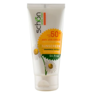 کرم ضدآفتاب spf50 بی رنگ مناسب پوست چرب و مختلط شون