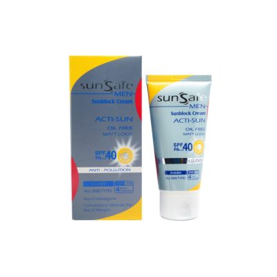 کرم ضدآفتاب spf40 مناسب آقایان سان سیف