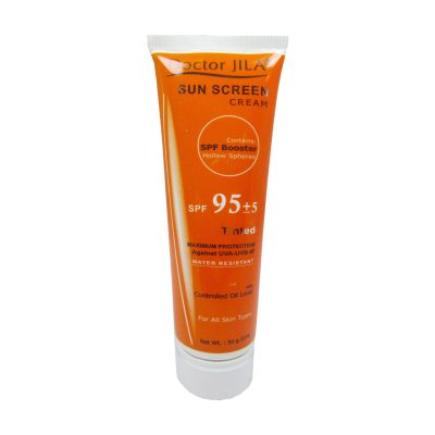 کرم ضدآفتاب spf95 رنگی باچربی کنترل شده دکتر ژیلا