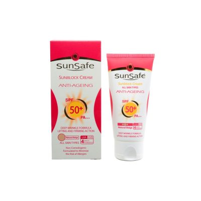 کرم ضدآفتاب و ضد چروک سان سیف (SPF50)