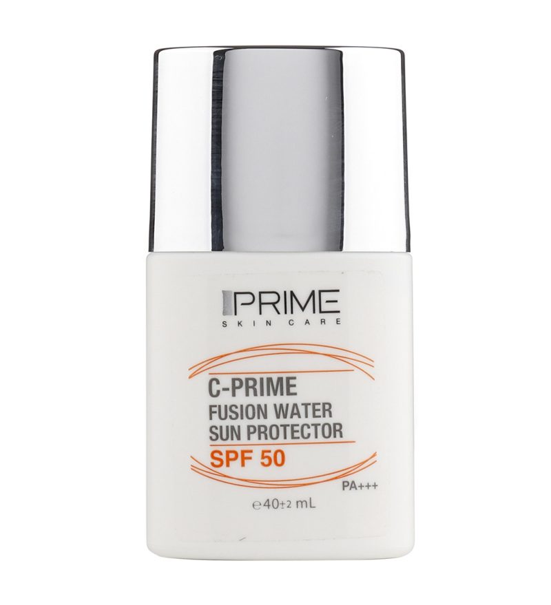 فلوئید ضد آفتاب SPF50 فیوژن واتر پریم حاوی ویتامین C