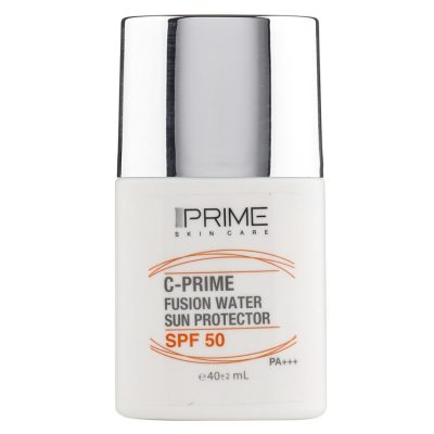 فلوئید ضد آفتاب SPF50 فیوژن واتر پریم حاوی ویتامین C