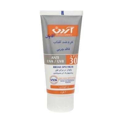 کرم ضدآفتاب آقایان فاقد چربی آردن SPF30