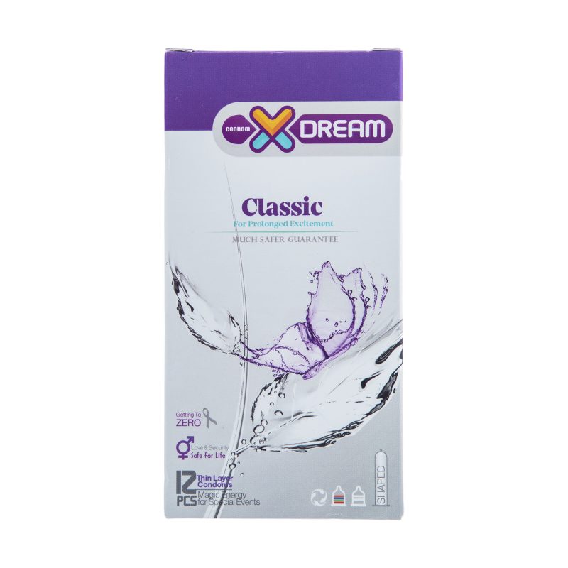 کاندوم ایکس دریم مدل Classic بسته 12 عددی کاندوم ایکس دریم مدل Classic بسته 12 عددی
