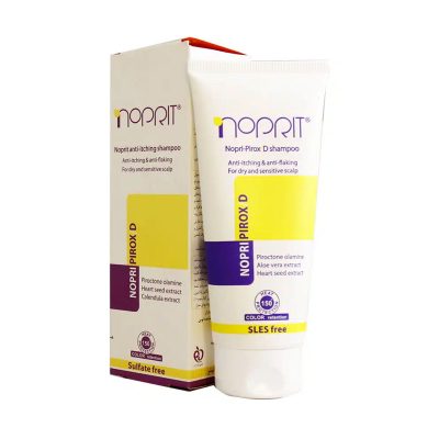 شامپو ضد خارش مدل Nopri Pirox D مناسب پوست سر خشک نوپریت