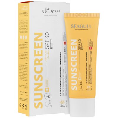 سی گل کرم ضدافتاب انواع پوست spf 60 بی رنگ