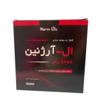 ویال ال آرژنین ۱۰۰۰ میلی گرم نورم لایف ۱۰ عددی