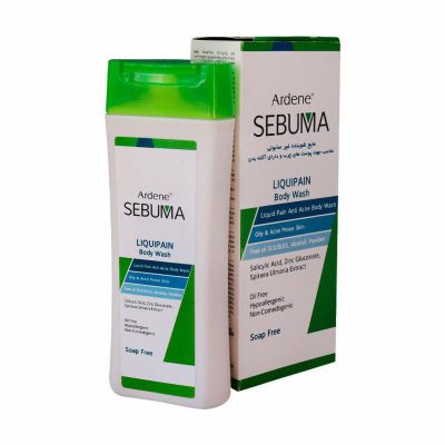 مایع شوینده غیرصابونی پوست چرب و دارای آکنه بدن سبوما آردن 250میل