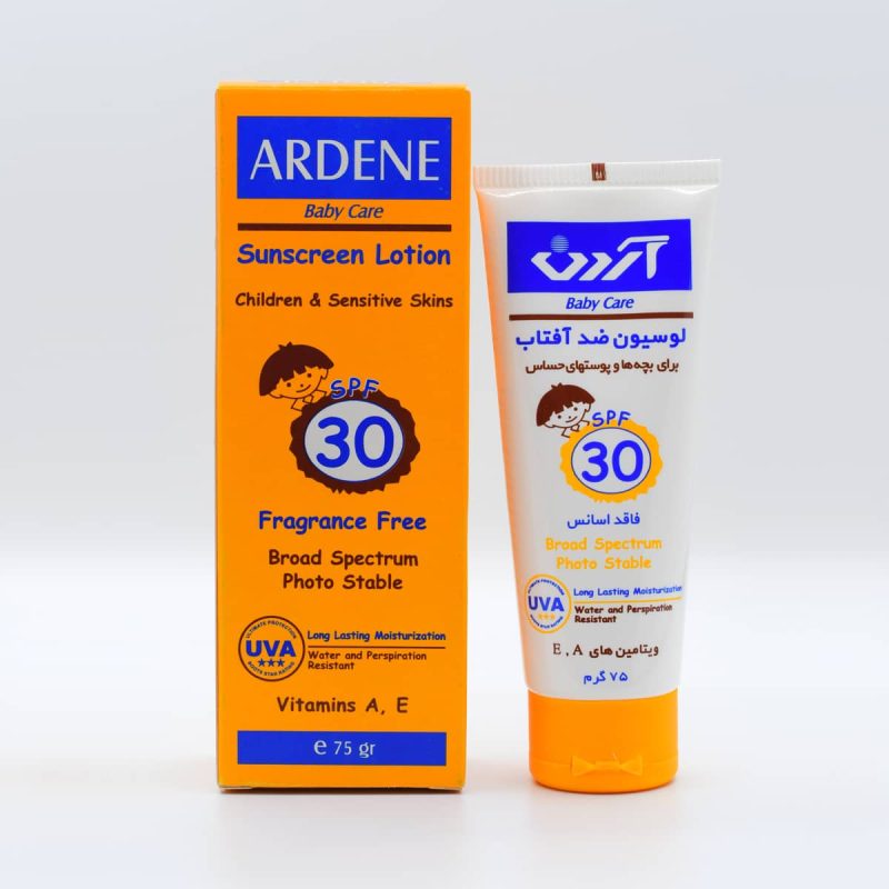 لوسیون ضد آفتاب کودکان آردن spf50 - تصویر 1