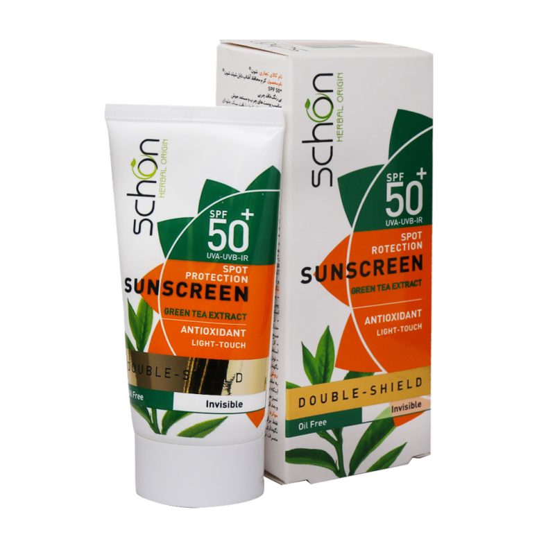 کرم ضد آفتاب دابل شیلد شون فاقد چربی بی رنگ50 spf - تصویر 2
