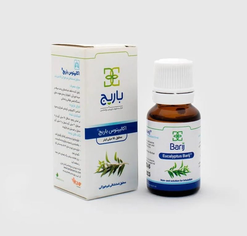 محلول غیر خوراکی بخور اکالیپتوس 15 میلی لیتر باریج - تصویر 1
