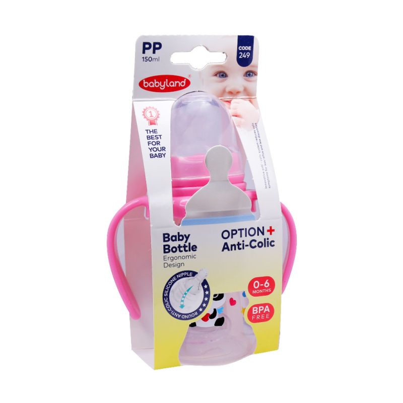 شیشه شیر 150میل بی بی لند مناسب 0تا 6 ماه کد 249 - تصویر 2