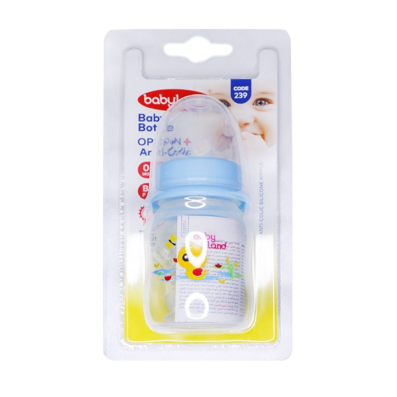 شیشه شیر 80 میل  بی بی لند مناسب 0 تا 6 ماه کد 239 - تصویر 1