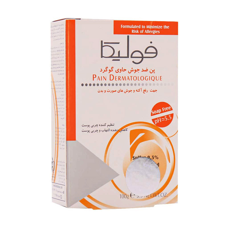 پن ضد جوش حاوی گوگرد فولیکا پن ضد جوش حاوی گوگرد فولیکا