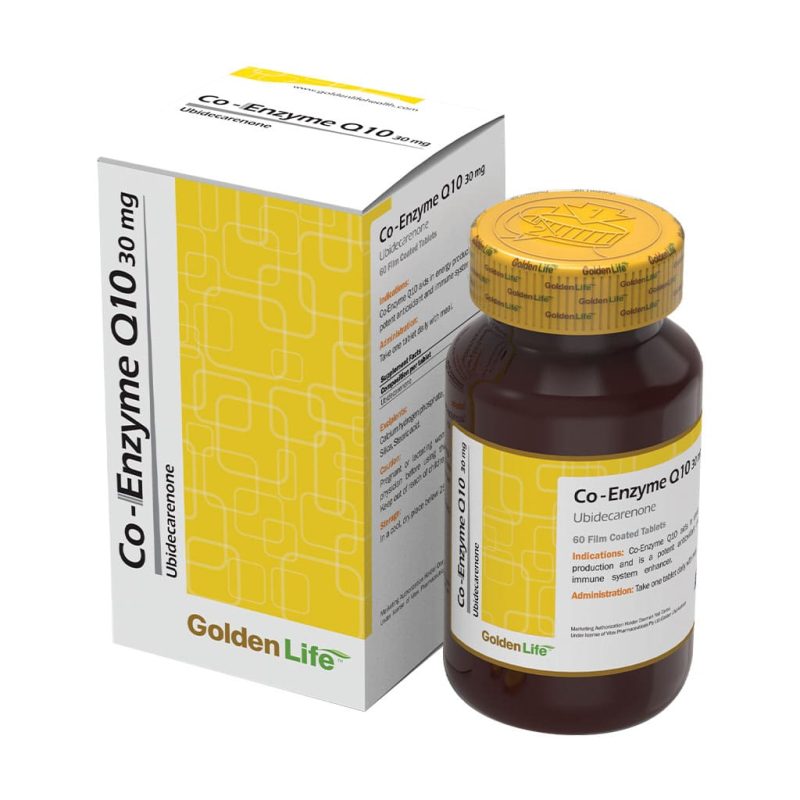 پودر شیر ویژه مادران باردار و شیرده کو آنزیم کیوتن 30 میلی گلدن لایف(60 عددی) - تصویر 1
