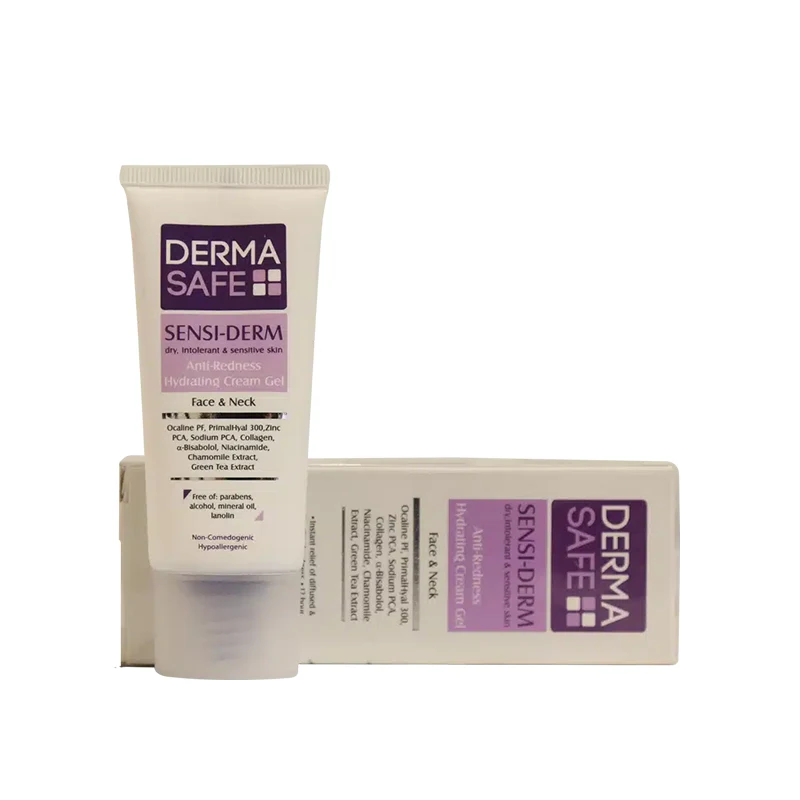 کرم ژل مرطوب‌کننده درماسیف مدل SensiDerm حجم 40 میلی لیتر