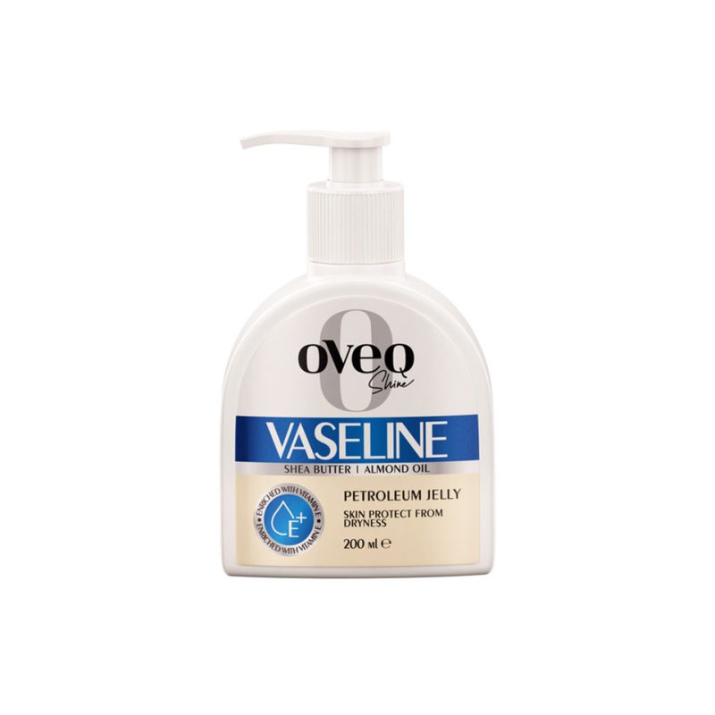 Oveq shine Shea Butter Vaseline 200ml وازلین اوک شاین حاوی شی باتر حجم 200 میلی لیتر